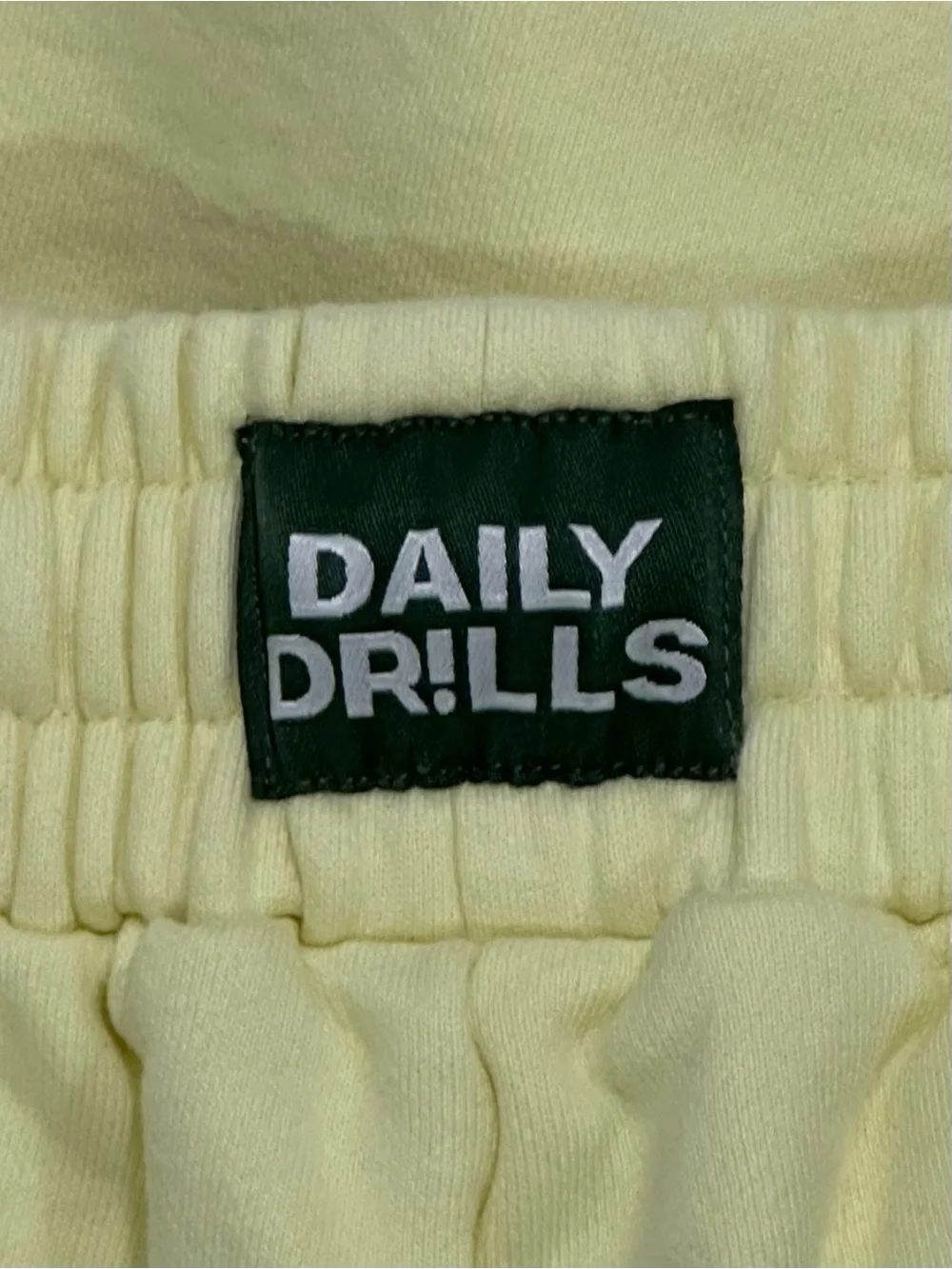Daily Drills. Drawstring Lemonade Lounge Pants (XS/S) - Picture 2 of 11